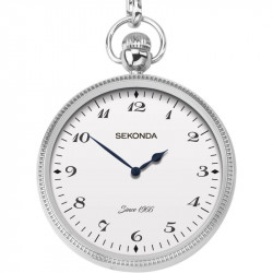 Mens Sekonda Pocket Watch and Chain 1792