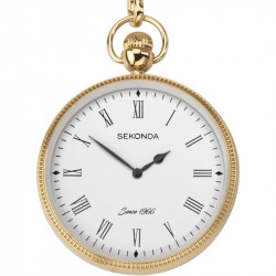 Mens Sekonda GP Pocket Watch and Chain 1793