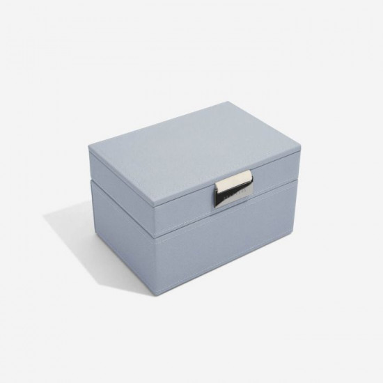 Stackers Dusky Blue Mini Jewellery Box Set of 3 73896