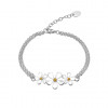 Sea Gems Silver Daisy Bracelet P1753