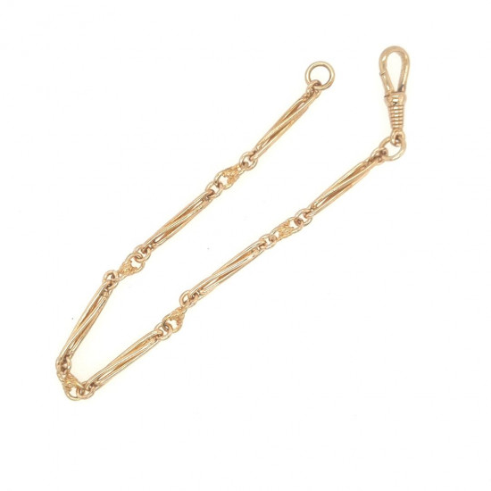 Pre Owned 9ct Fancy Link Bracelet ZK430 Pre Owned 9ct Fancy Link Bracelet ZK430