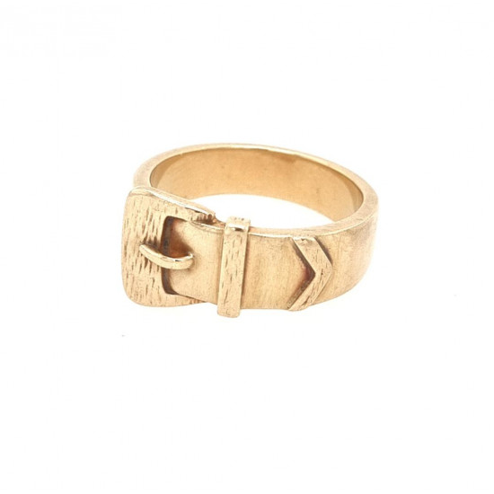 Pre Owned 9ct Buckle Ring ZK498 Pre Owned 9ct Buckle Ring ZK498