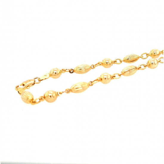 Pre Owned 9ct Fancy Link Necklet ZL33 Pre Owned 9ct Fancy Link Necklet ZL33