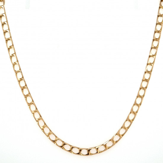 Pre Owned 9ct Square Curb Chain ZL42 