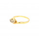 Pre Owned 18ct Diamond 3 Stone Twist Ring ZL47 Pre Owned 18ct Diamond 3 Stone Twist Ring ZL47