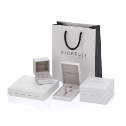 Fiorelli Silver Asymmetric Pendant and Chain P4909