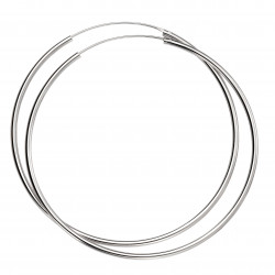 Silver Large Hoop Earrings E5392