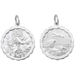 Silver St Christopher G6781