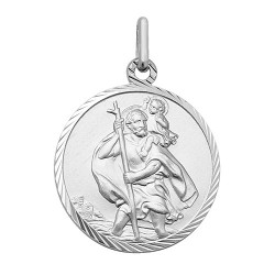 Silver St Christopher G6962