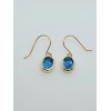 9ct Blue Topaz Drop Earrings GE1158BT