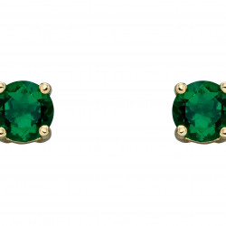 Birthstone 9ct Gold May Stud Earrings GE2330