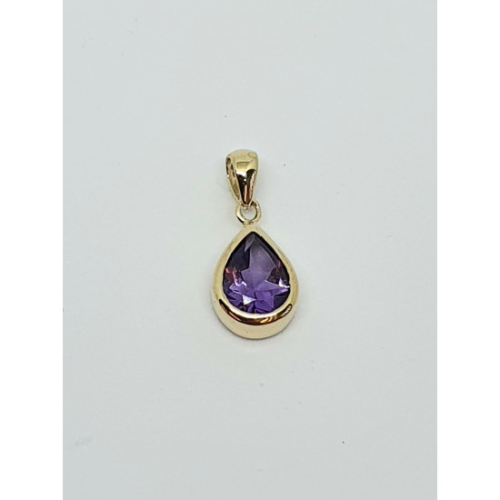 9ct Gold Amethyst Pendant GP1148AM