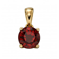 Birthstone 9ct  Gold January Pendant GP2189