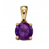 Birthstone 9ct Gold February Pendant GP2190