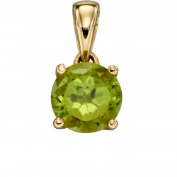 Birthstone 9ct Gold August Pendant GP2195