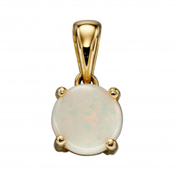 Birthstone 9ct Gold October Pendant GP2197