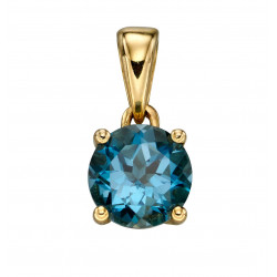  Birthstone 9ct Gold December Pendant GP2199