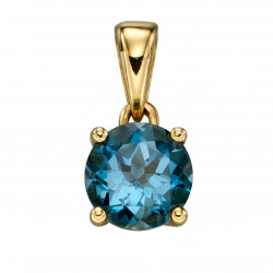  Birthstone 9ct Gold December Pendant GP2199