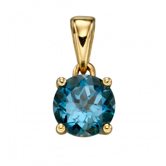 Birthstone 9ct Gold December Pendant GP2199 Birthstone 9ct Gold December Pendant GP2199