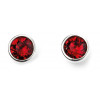 Birthstone Silver Studs July E5566