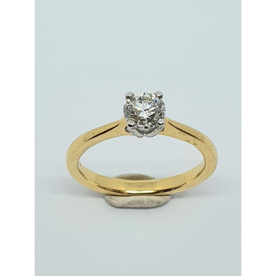 Pre Owned 18ct Diamond Solitaire Ring .70ct ZD197 Pre Owned 18ct Diamond Solitaire Ring .70ct ZD197