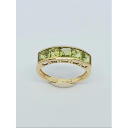 Pre Owned 9ct Peridot ET Ring ZH680