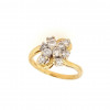 Pre Owned 18ct Diamond Cluster Ring ZK495