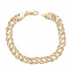 Pre Owned 9ct Double Link Curb Bracelet ZK525 Pre Owned 9ct Double Link Curb Bracelet ZK525