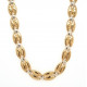 Pre Owned 9ct Two Tone Necklet ZK665 Pre Owned 9ct Two Tone Necklet ZK665