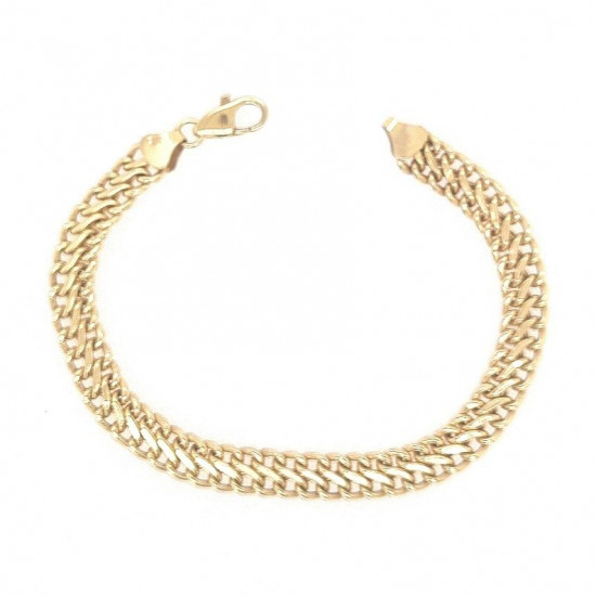 Pre Owned 9ct Hollow Link Bracelet ZK891 Pre Owned 9ct Hollow Link Bracelet ZK891
