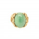 Pre Owned 14ct Jade Ring ZL158 Pre Owned 14ct Jade Ring ZL158