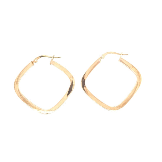 Pre Owned 9ct Hoop Earrings ZL282 Pre Owned 9ct Hoop Earrings ZL282