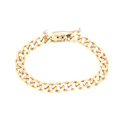 Pre Owned 9ct Curb Bracelet ZL290