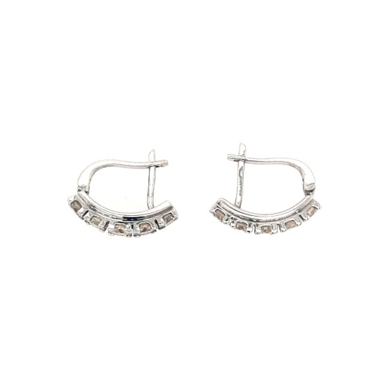 Pre Owned 18ct White Gold Diamond Set Earrings 1.3 Carat ZL439 Pre Owned 18ct White Gold Diamond Set Earrings 1.3 Carat ZL439