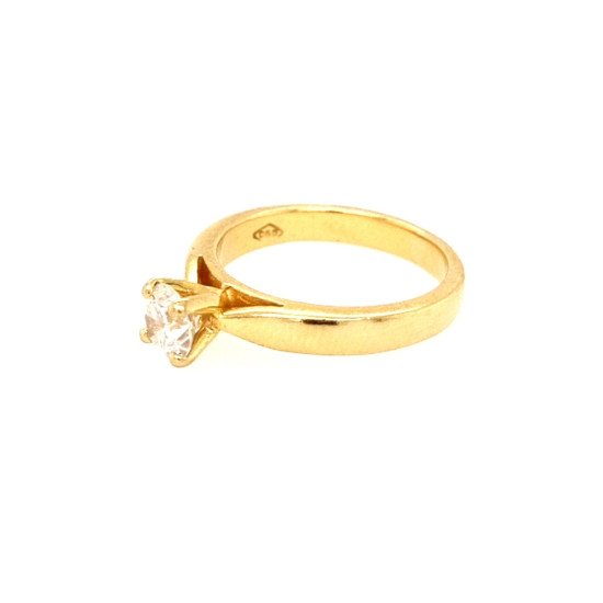 Pre Owned 18ct Half Carat Diamond Solitaire Ring ZL660 Pre Owned 18ct Half Carat Diamond Solitaire Ring ZL660