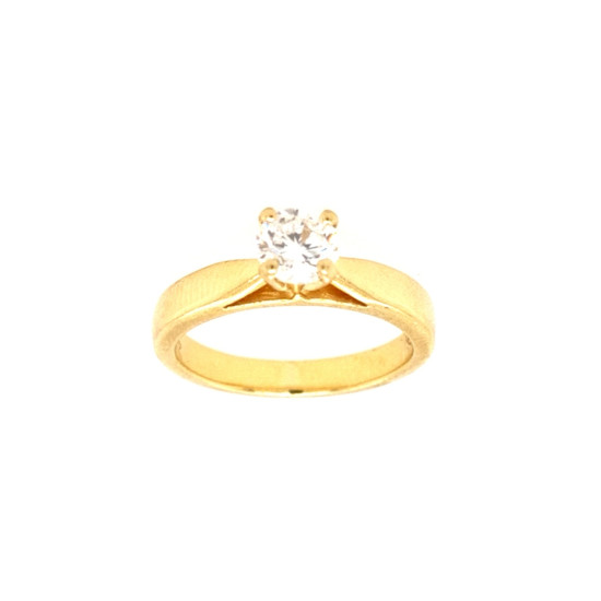 Pre Owned 18ct Half Carat Diamond Solitaire Ring ZL660 Pre Owned 18ct Half Carat Diamond Solitaire Ring ZL660