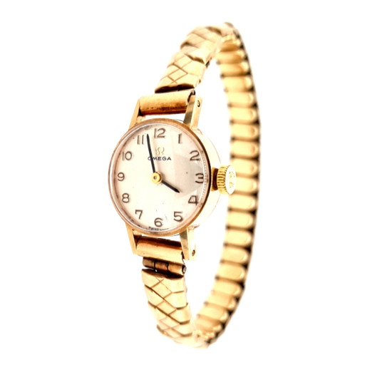 Pre Owned 9ct Gold Ladies Omega Watch ZL676 Pre Owned 9ct Gold Ladies Omega Watch ZL676