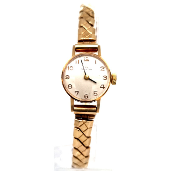 Pre Owned 9ct Gold Ladies Omega Watch ZL676 Pre Owned 9ct Gold Ladies Omega Watch ZL676