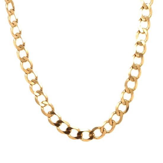 Pre Owned 9ct Curb Chain ZL677 Pre Owned 9ct Curb Chain ZL677
