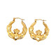 Pre Owned 9ct Cladder Hoop Earrings ZL850 Pre Owned 9ct Cladder Hoop Earrings ZL850