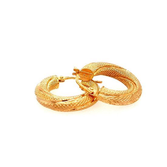 Pre 9ct Hoop Earrings ZL865 Pre 9ct Hoop Earrings ZL865