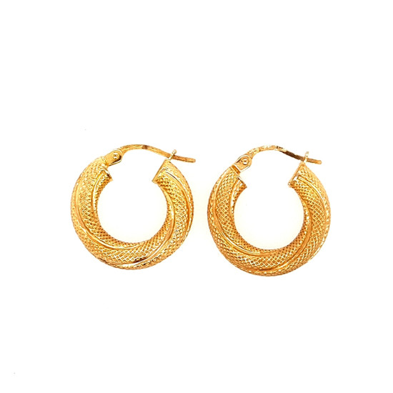 Pre 9ct Hoop Earrings ZL865 Pre 9ct Hoop Earrings ZL865