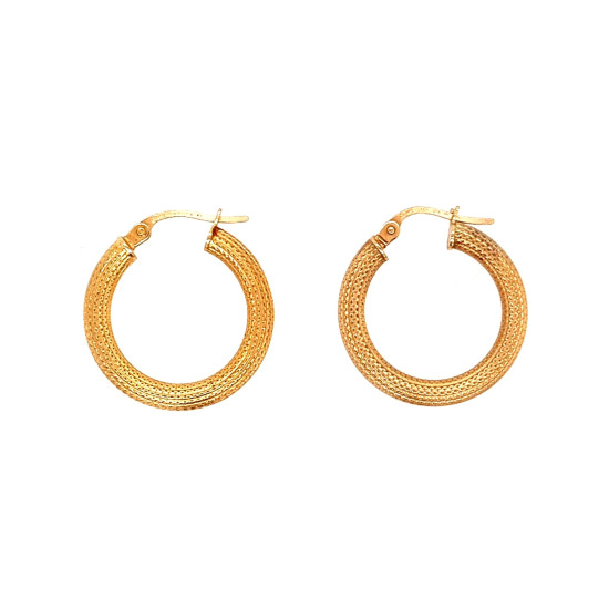 Pre Owned 9ct Hoop Earrings ZL866 Pre Owned 9ct Hoop Earrings ZL866