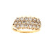 Pre Owned 9ct 3 Row Diamond Ring ZM791 Pre Owned 9ct 3 Row Diamond Ring ZM791