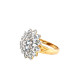 Pre Owned 9ct CZ cluster Ring ZM932 Pre Owned 9ct CZ cluster Ring ZM932