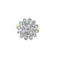 Pre Owned 9ct CZ cluster Ring ZM932 Pre Owned 9ct CZ cluster Ring ZM932