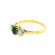 Pre Owned 18ct Diamond and Emerald Ring ZM951 Pre Owned 18ct Diamond and Emerald Ring ZM951