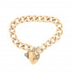 Pre Owned 9ct Curb Bracelet and Padlock ZK17 Pre Owned 9ct Curb Bracelet and Padlock ZK17